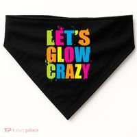 Let's Glow Crazy USA-Made Doggie Bandana thumb 0