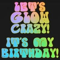 Let's Glow Crazy It's My Birthday Doggie Tank thumb 4
