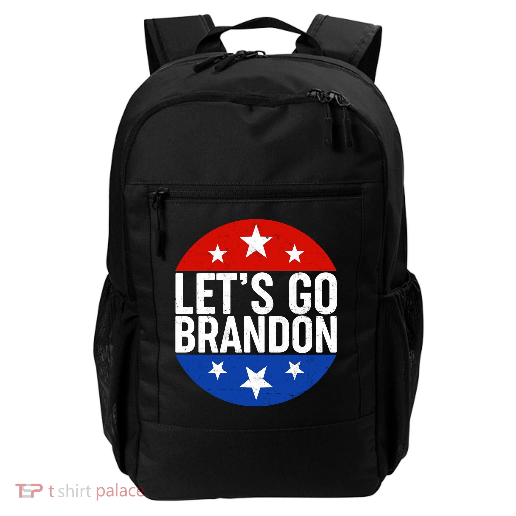 Lets Go Brandon Emblem FJB Chant Backpack