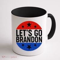 Lets Go Brandon Emblem FJB Chant Coffee Mug thumb 1
