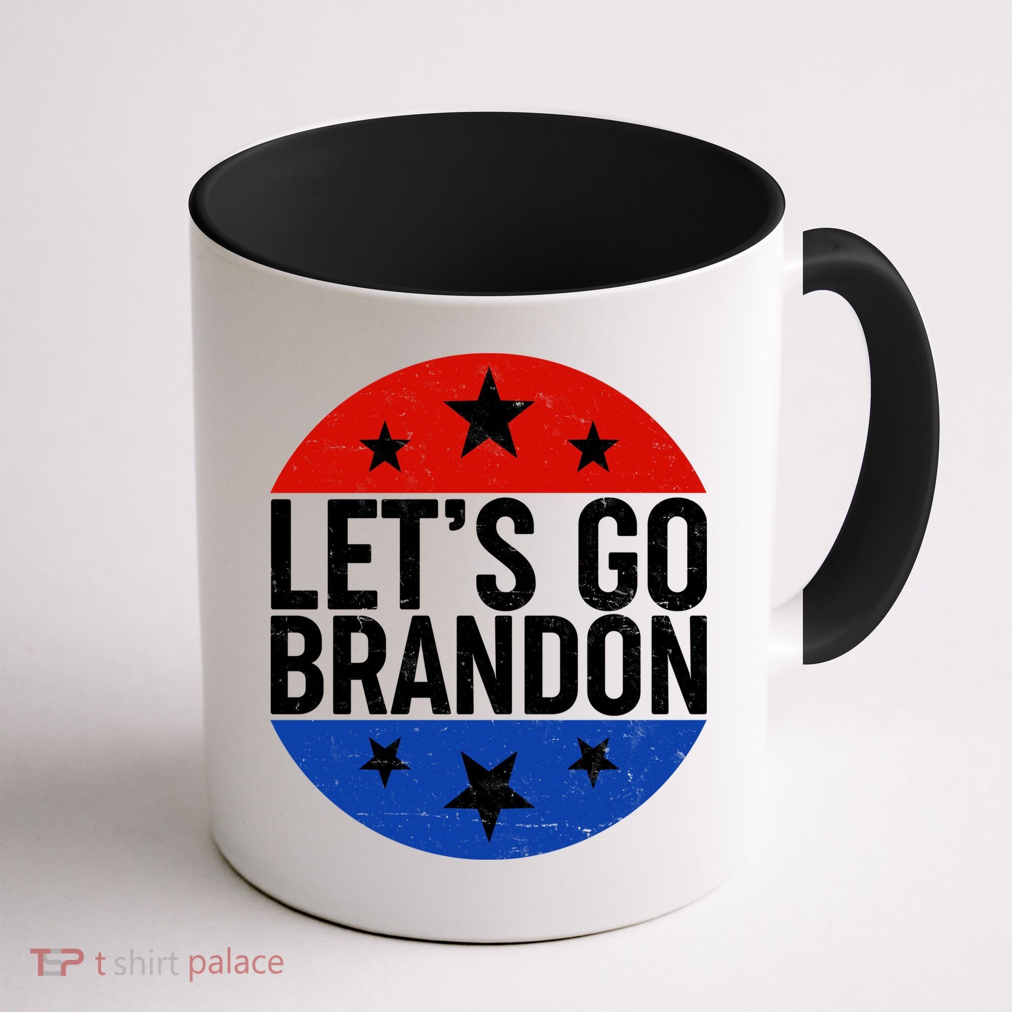 Lets Go Brandon Emblem FJB Chant Coffee Mug