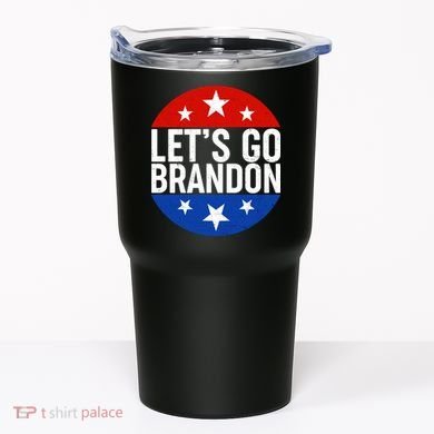Lets Go Brandon Emblem FJB Chant Tumbler