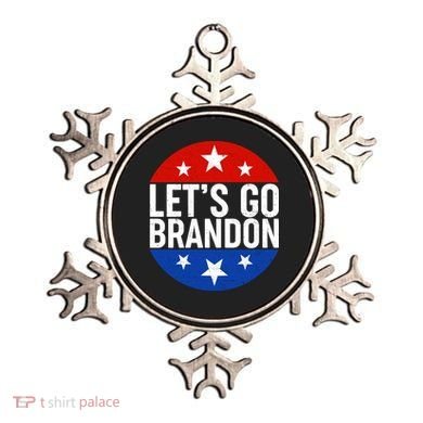 Lets Go Brandon Emblem FJB Chant Ornament