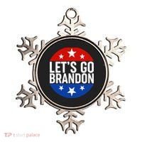 Lets Go Brandon Emblem FJB Chant Ornament thumb 0