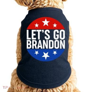Lets Go Brandon Emblem FJB Chant Doggie Tank