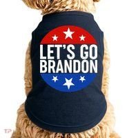 Lets Go Brandon Emblem FJB Chant Doggie Tank thumb 0