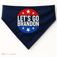 Lets Go Brandon Emblem FJB Chant USA-Made Doggie Bandana thumb 0