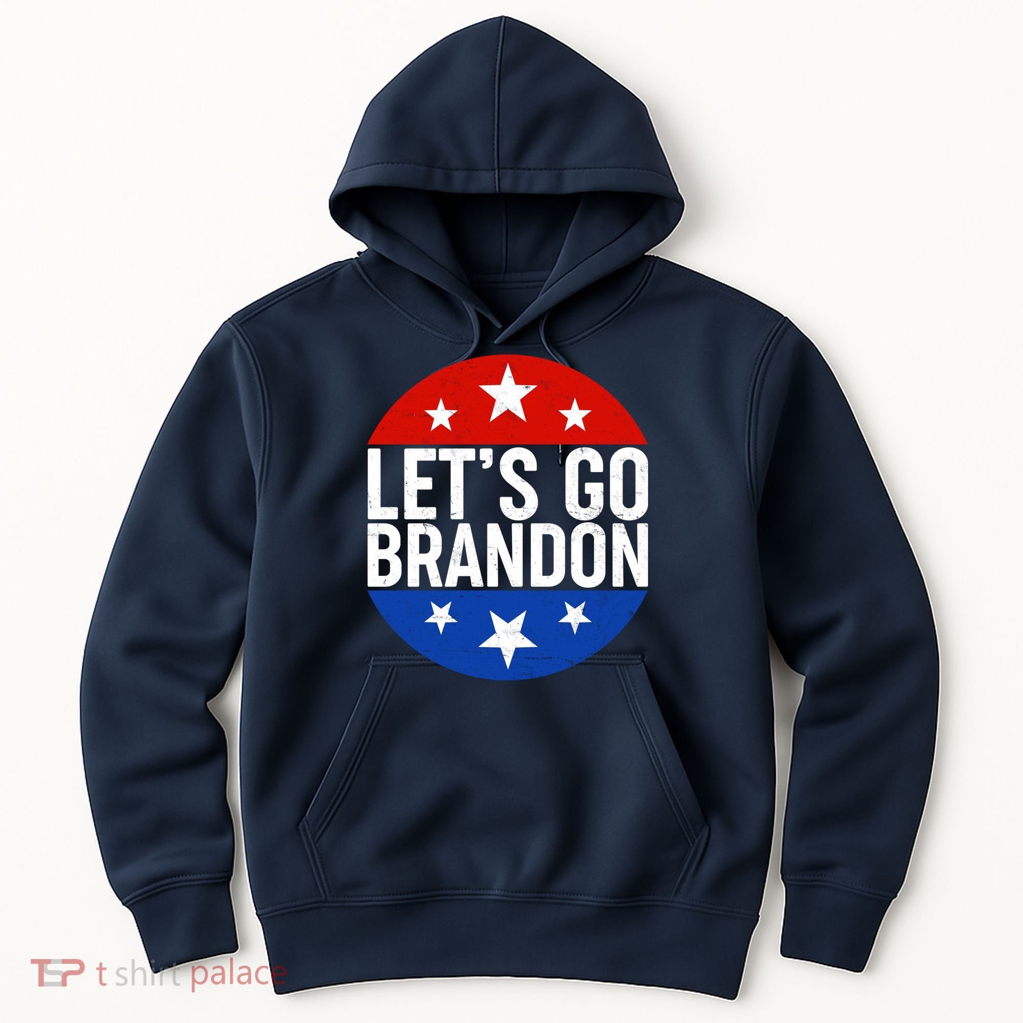 Lets Go Brandon Emblem FJB Chant Hoodie