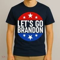 Lets Go Brandon Emblem FJB Chant T-Shirt thumb 3