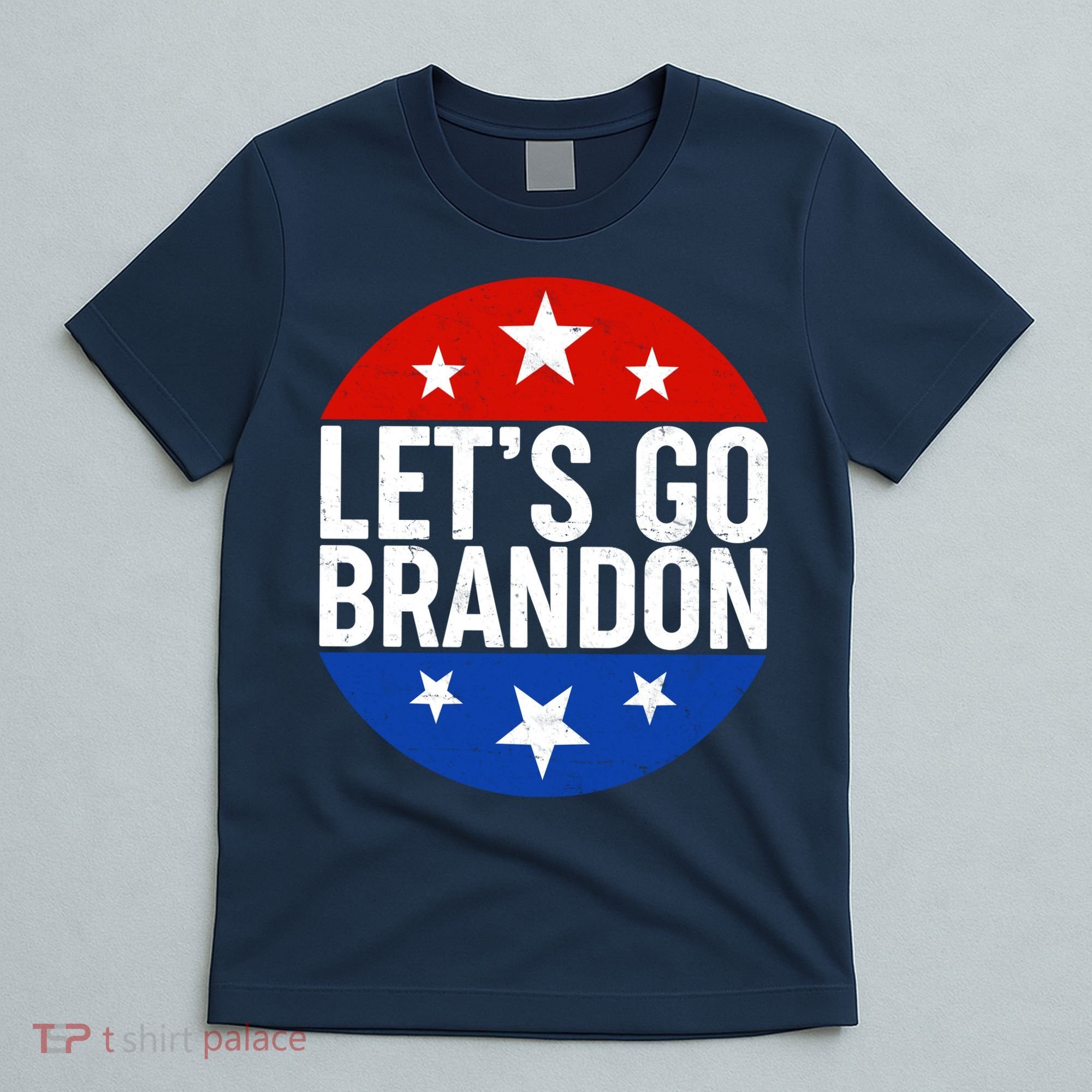 Lets Go Brandon Emblem FJB Chant T-Shirt