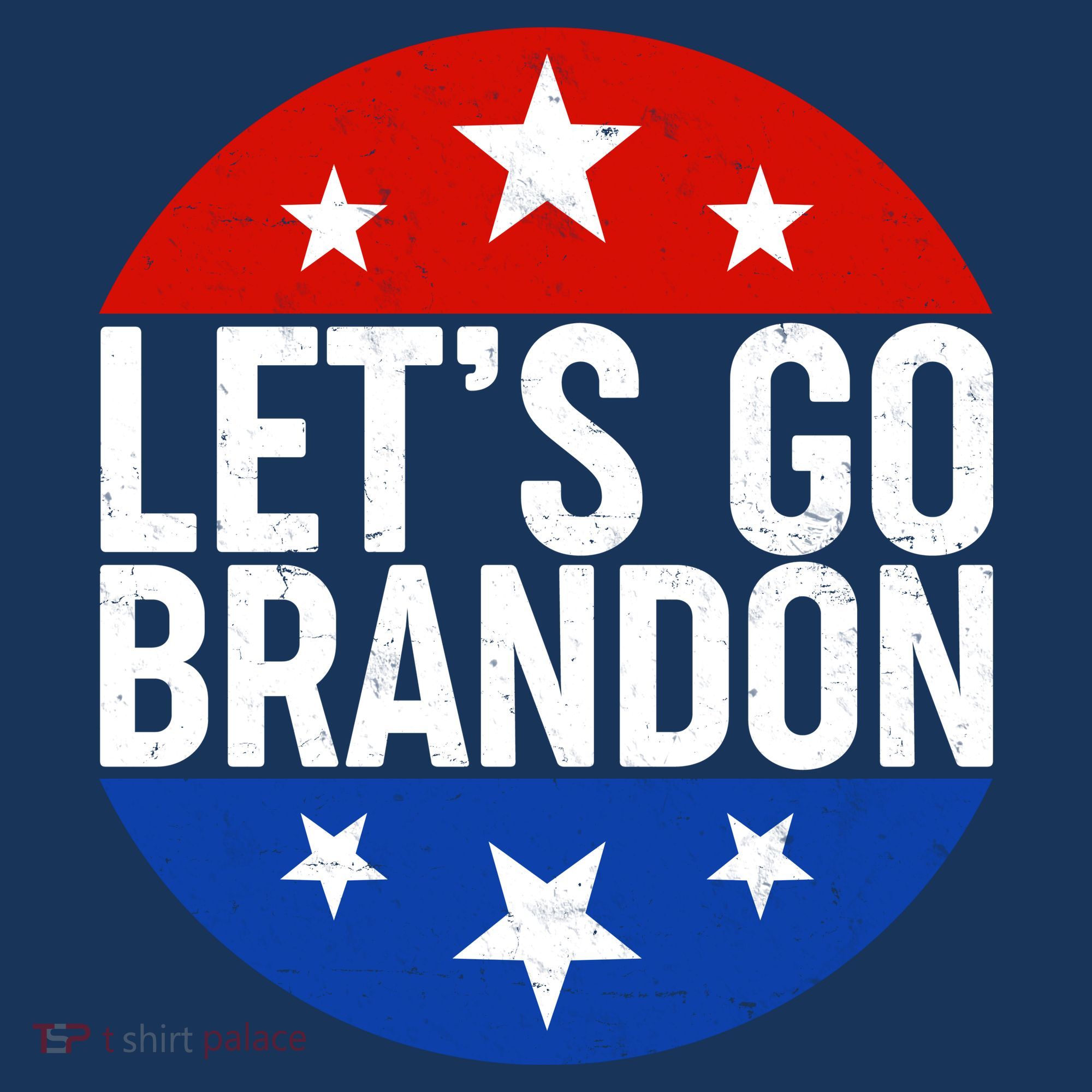 Lets Go Brandon Emblem FJB Chant T-Shirt