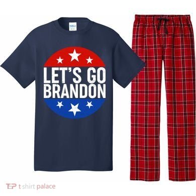 Lets Go Brandon Emblem FJB Chant Pajama Set