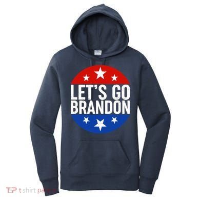 Lets Go Brandon Emblem FJB Chant Women's Hoodie