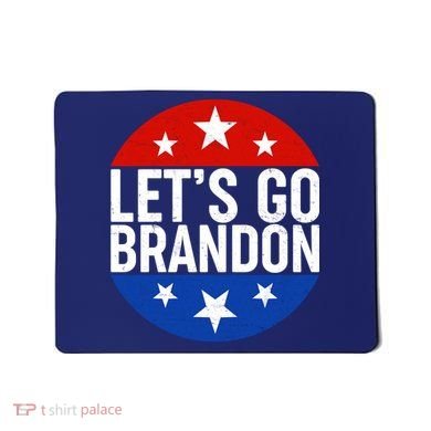 Lets Go Brandon Emblem FJB Chant Mousepad