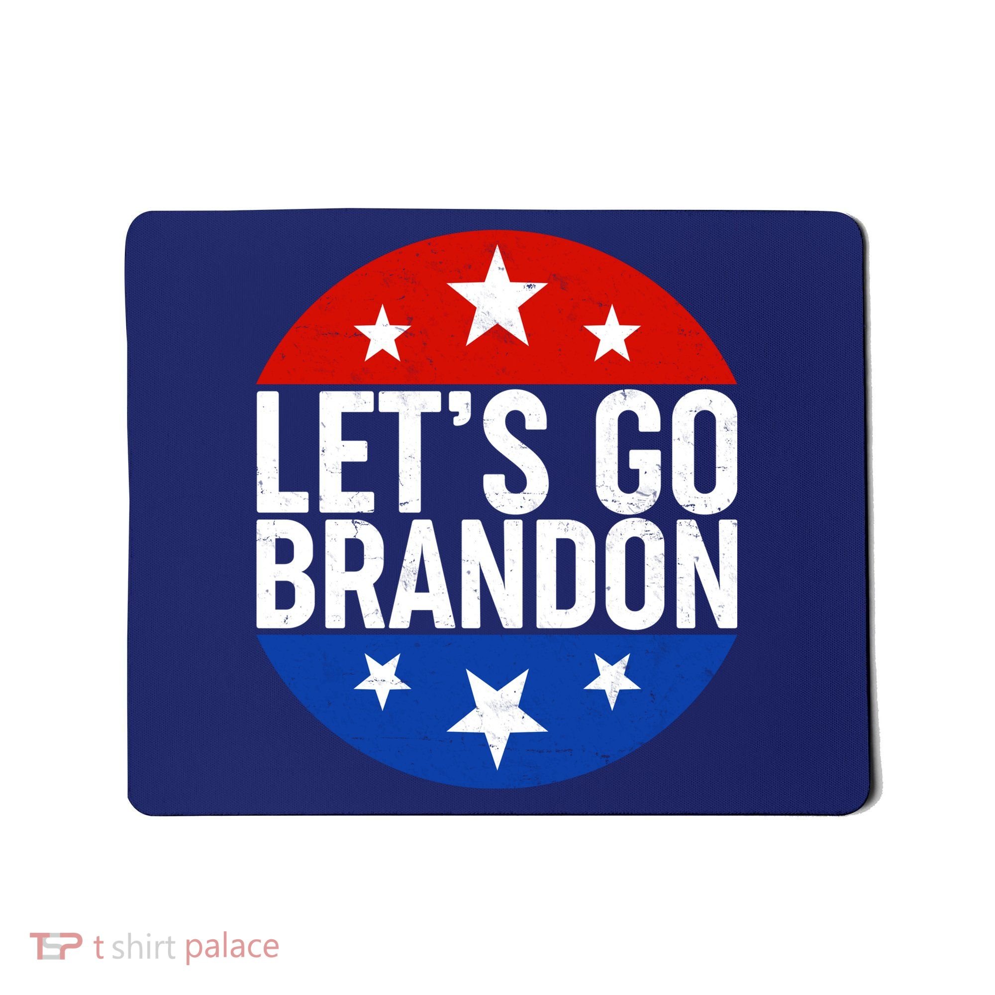 Lets Go Brandon Emblem FJB Chant Mousepad