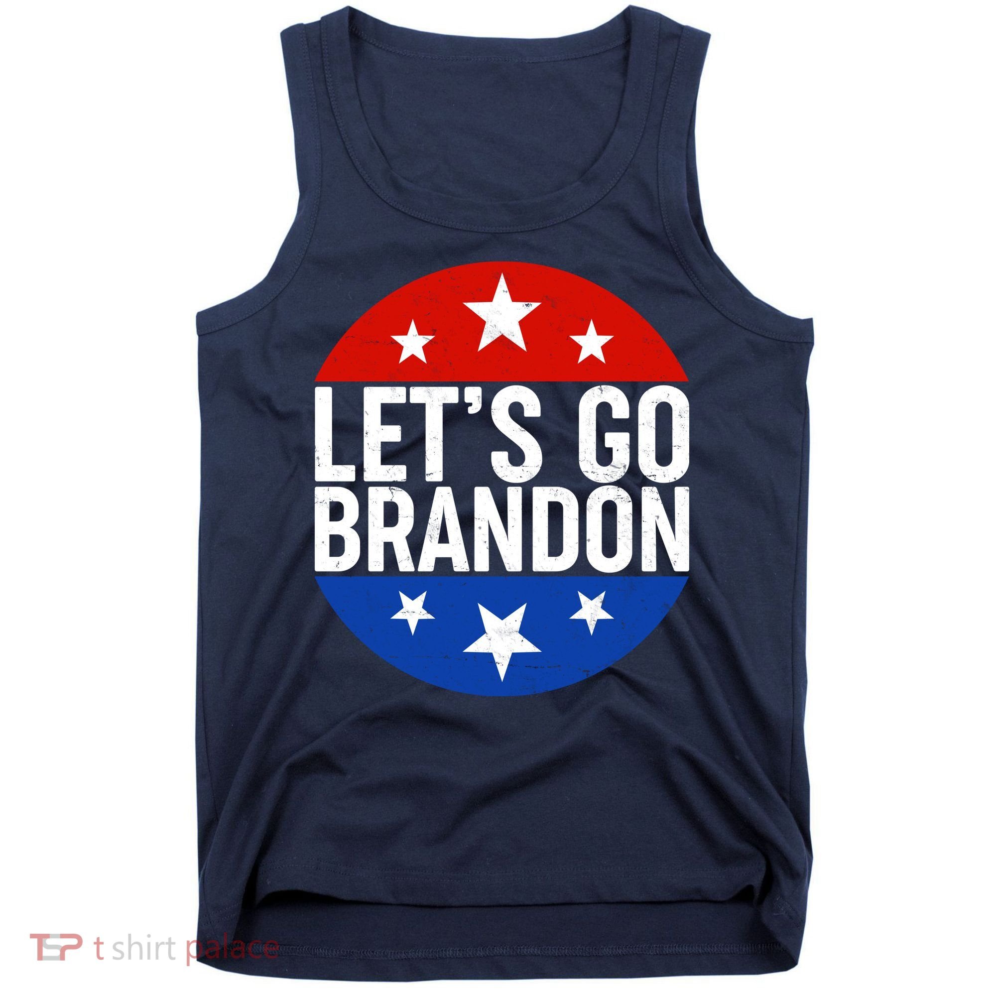 Lets Go Brandon Emblem FJB Chant Tank Top