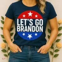 Lets Go Brandon Emblem FJB Chant Women's T-Shirt thumb 2