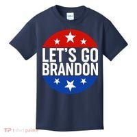 Lets Go Brandon Emblem FJB Chant Kids T-Shirt thumb 0