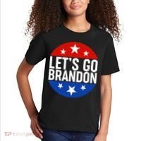 Lets Go Brandon Emblem FJB Chant Kids T-Shirt thumb 2