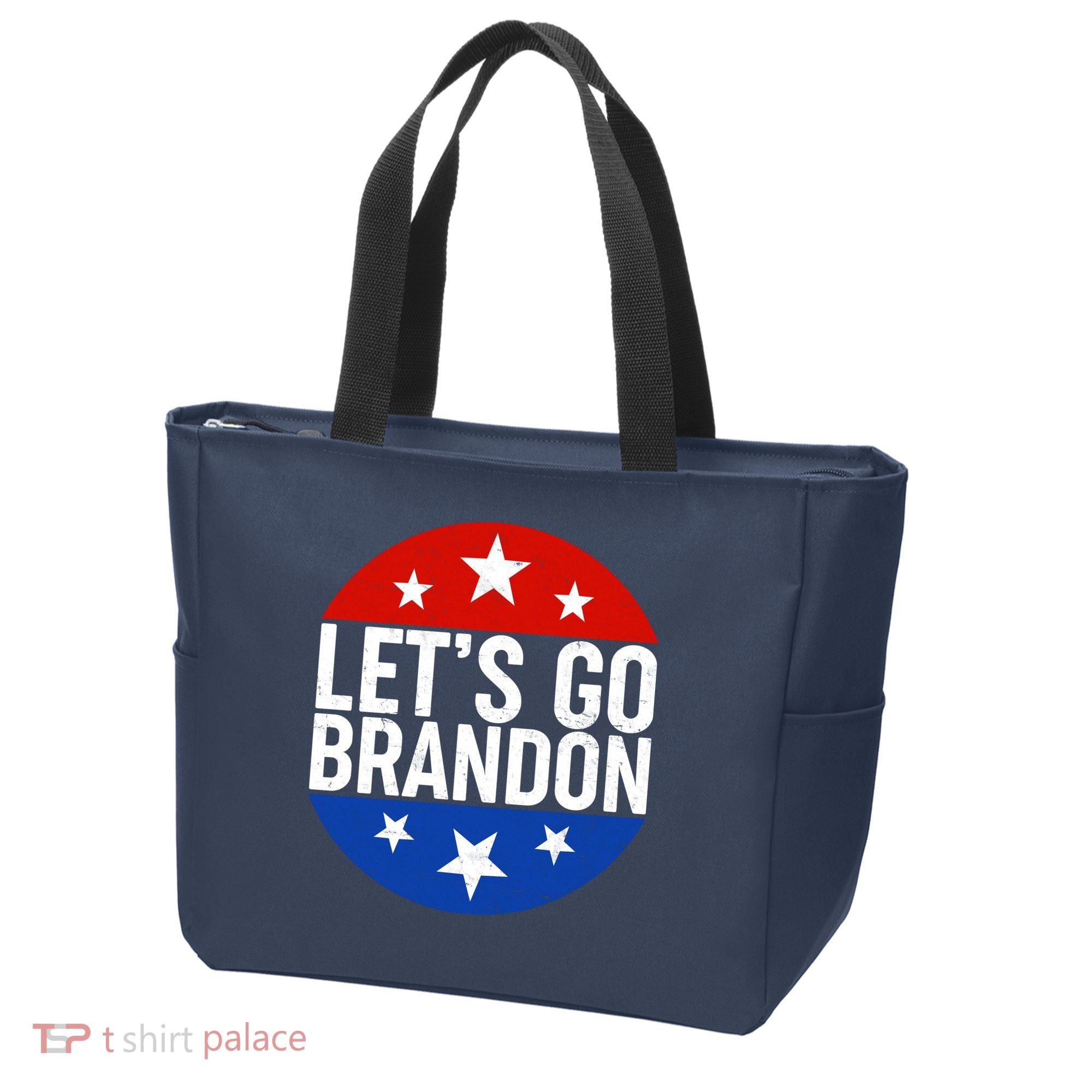 Lets Go Brandon Emblem FJB Chant Tote Bag