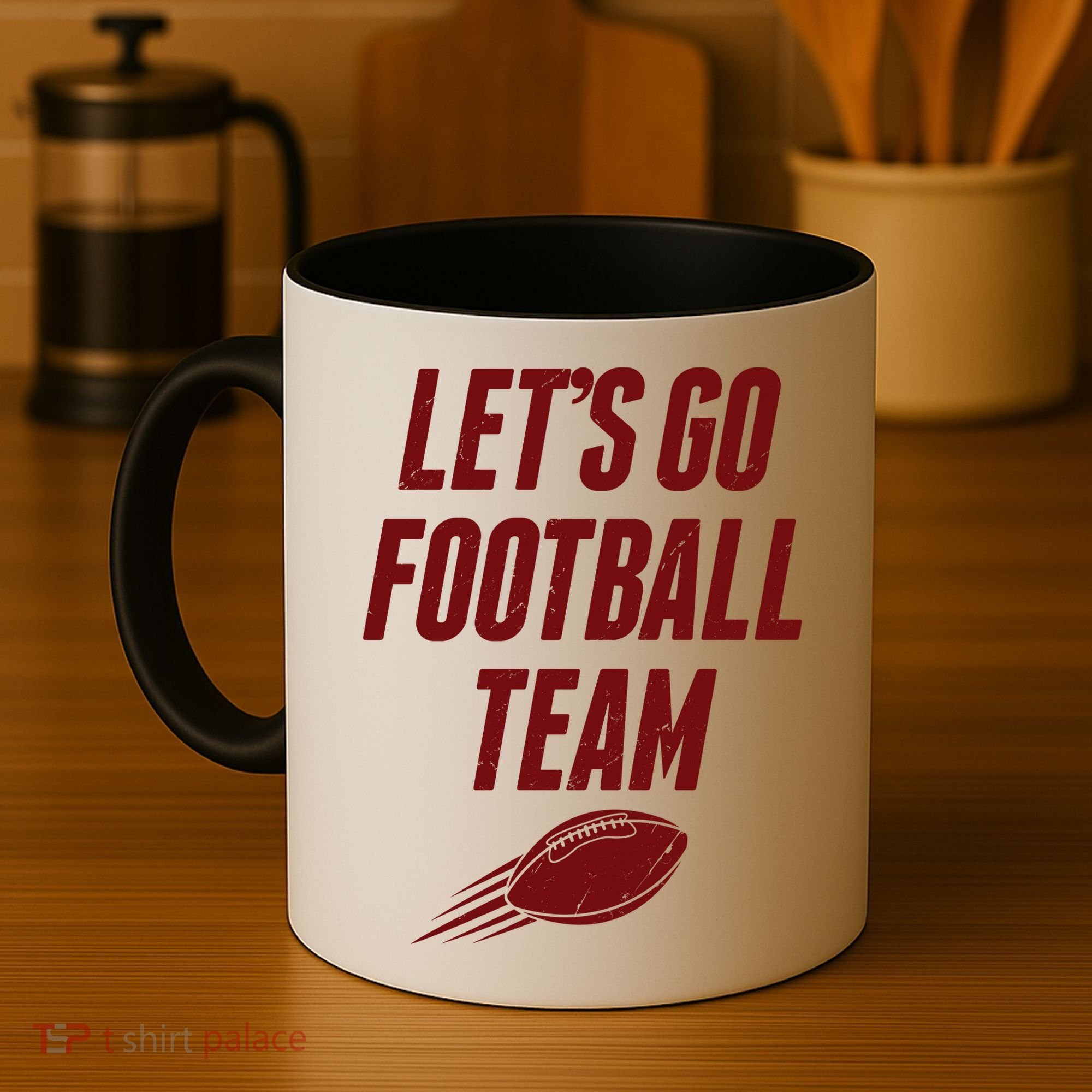 Let's Go Football Team Washington Football Fan Coffee Mug