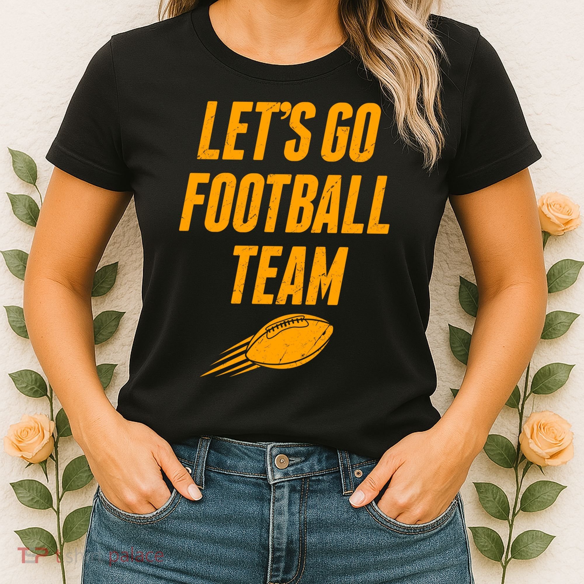 Let's Go Football Team Washington Football Fan Women's T-Shirt