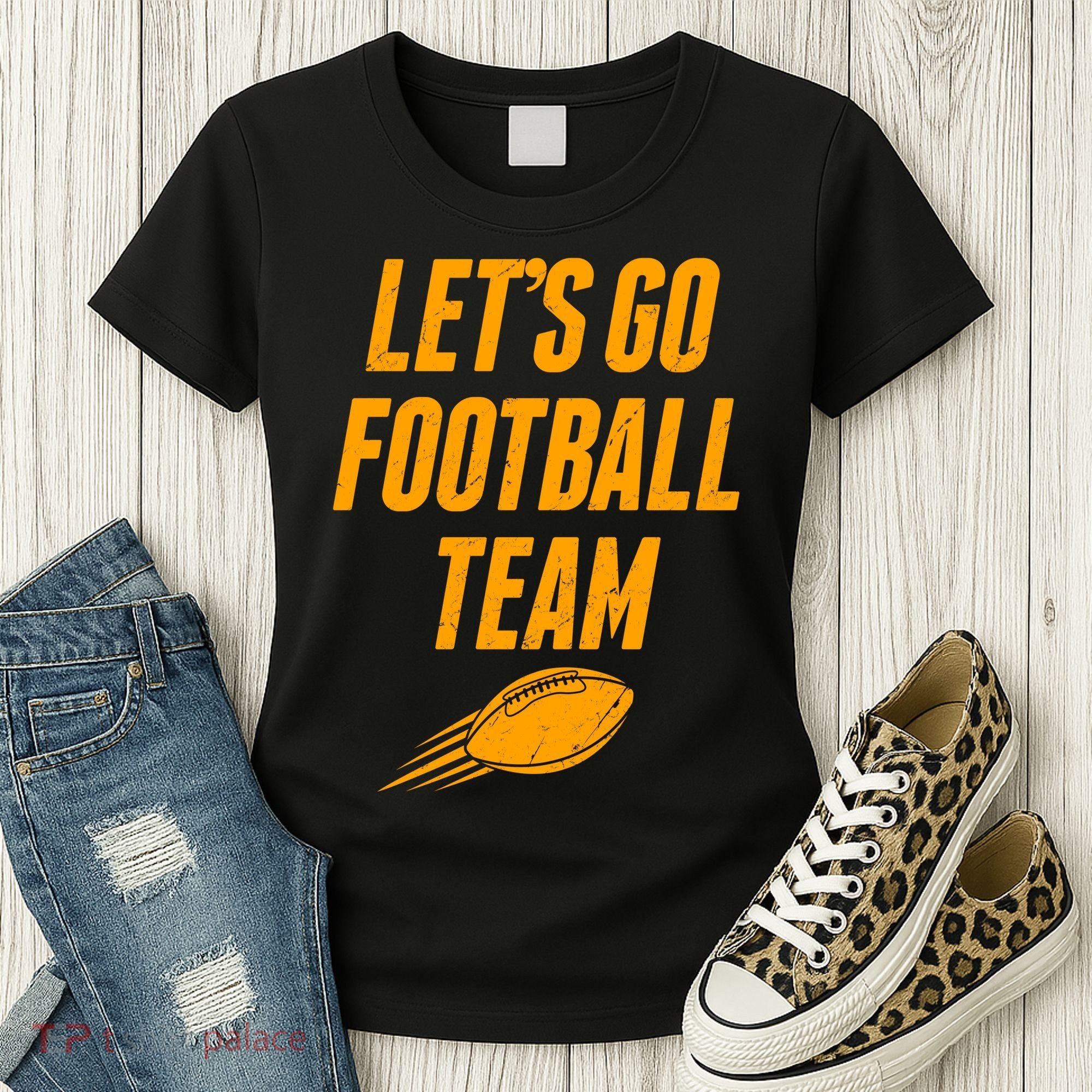 Let's Go Football Team Washington Football Fan Women's T-Shirt