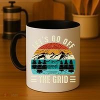 Lets Go Off The Grid Hiking Coffee Mug thumb 4