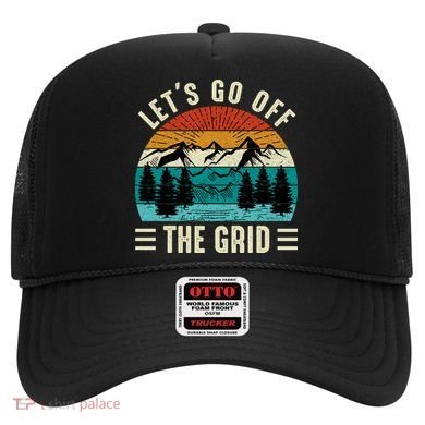 Lets Go Off The Grid Hiking Hat