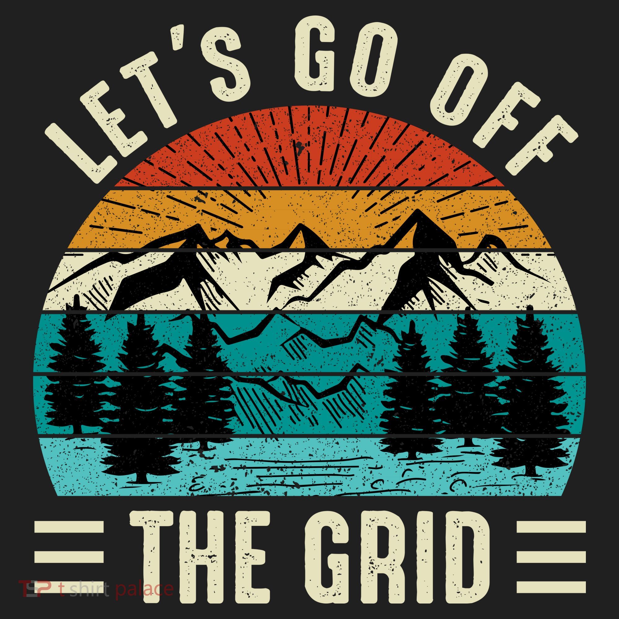 Lets Go Off The Grid Hiking Hat