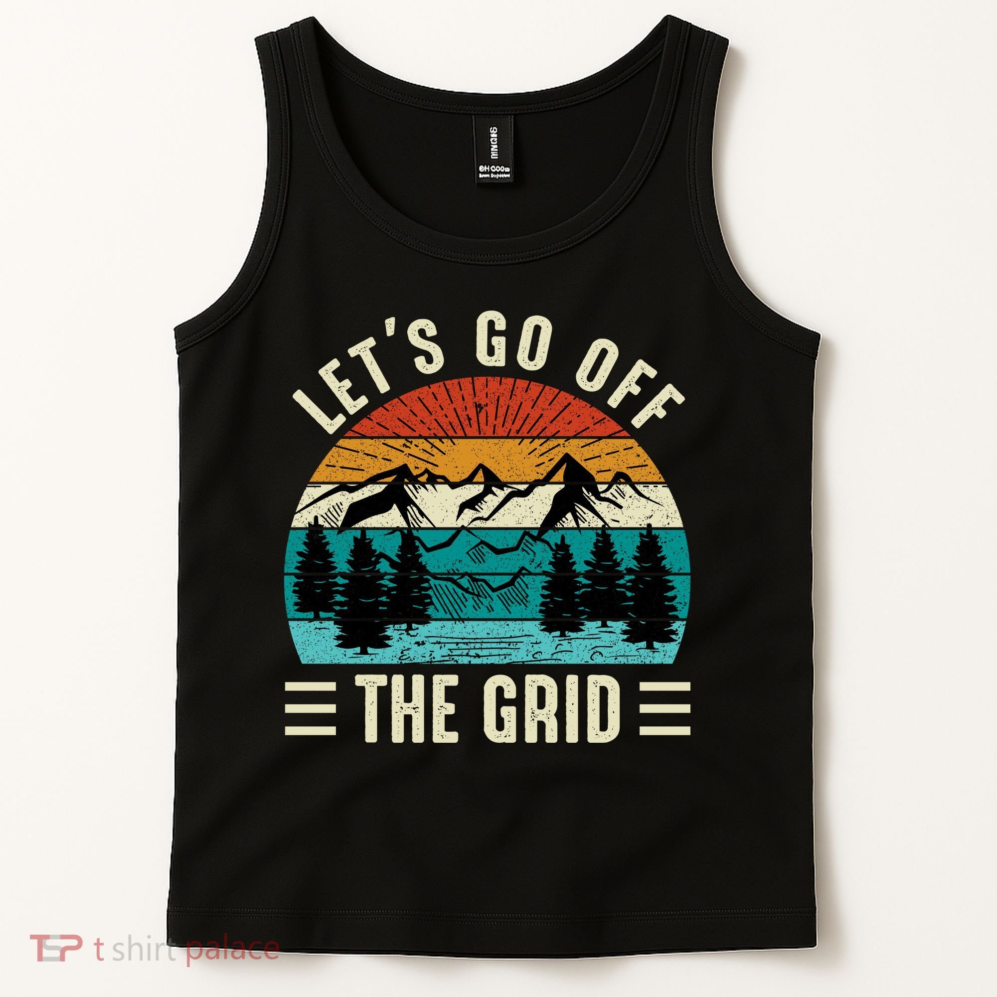 Lets Go Off The Grid Hiking Tank Top