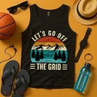 Lets Go Off The Grid Hiking Tank Top thumb 4