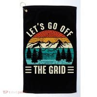 Lets Go Off The Grid Hiking Golf Towel thumb 0