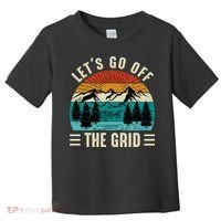 Lets Go Off The Grid Hiking Toddler T-Shirt thumb 0