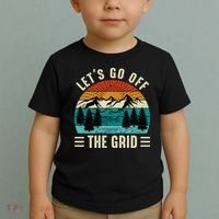 Lets Go Off The Grid Hiking Toddler T-Shirt thumb 2