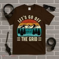 Lets Go Off The Grid Hiking T-Shirt thumb 5