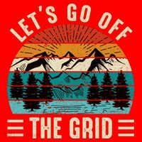 Lets Go Off The Grid Hiking Santa Hat thumb 1