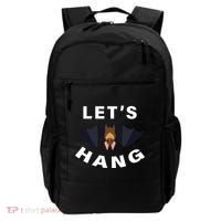 Lets Hang Funny Halloween Bat Backpack thumb 0