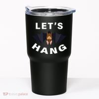 Lets Hang Funny Halloween Bat Tumbler thumb 0