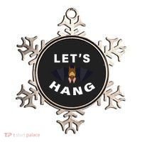Lets Hang Funny Halloween Bat Ornament thumb 0