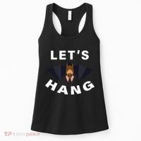 Lets Hang Funny Halloween Bat Women's Tank Top thumb 0