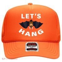 Lets Hang Funny Halloween Bat Hat thumb 0
