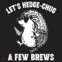 Let's Hedge-Chug A Few Brews Hedgehog Beers Beanie thumb 2