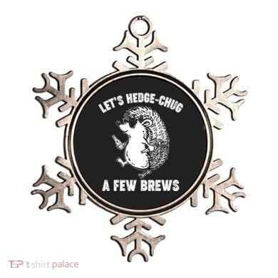 Let's Hedge-Chug A Few Brews Hedgehog Beers Ornament