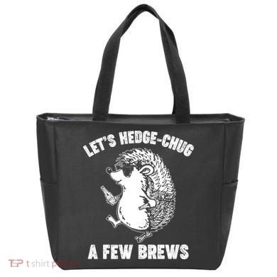 Let's Hedge-Chug A Few Brews Hedgehog Beers Tote Bag