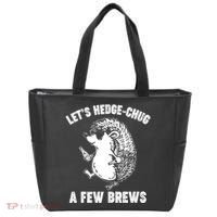 Let's Hedge-Chug A Few Brews Hedgehog Beers Tote Bag thumb 0