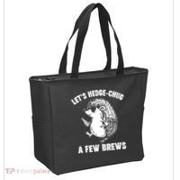 Let's Hedge-Chug A Few Brews Hedgehog Beers Tote Bag thumb 2