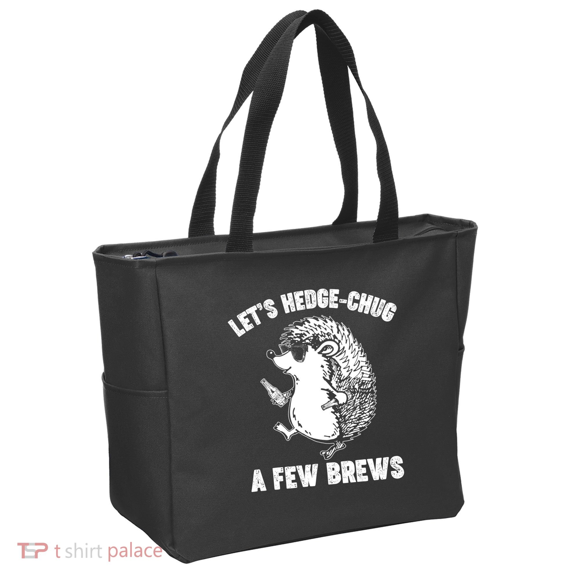 Let's Hedge-Chug A Few Brews Hedgehog Beers Tote Bag