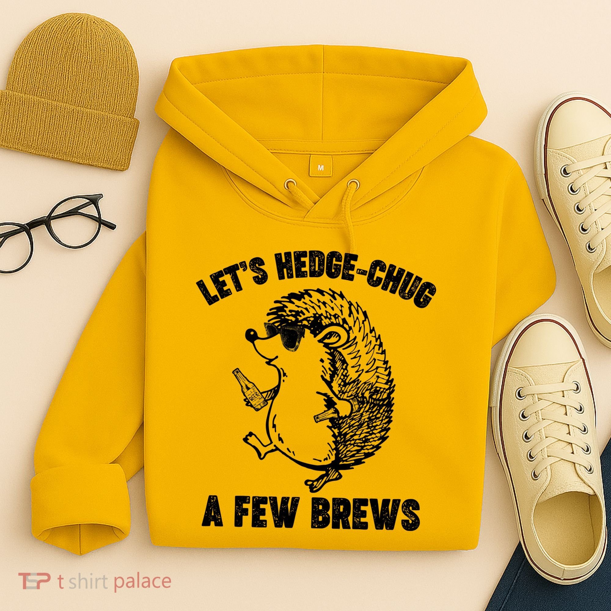 Let's Hedge-Chug A Few Brews Hedgehog Beers Hoodie