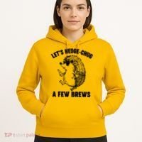 Let's Hedge-Chug A Few Brews Hedgehog Beers Hoodie thumb 5